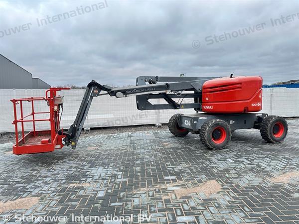 Grote foto skyjack sj51aj 4x4 knik telescoop hoogwerker sj51 aj deutz doe het zelf en verbouw hoogwerkers