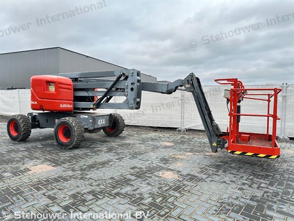 Grote foto skyjack sj51aj 4x4 knik telescoop hoogwerker sj51 aj deutz doe het zelf en verbouw hoogwerkers