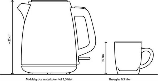 Grote foto inventum waterkoker 1 2l 2200w doe het zelf en verbouw lasapparaten
