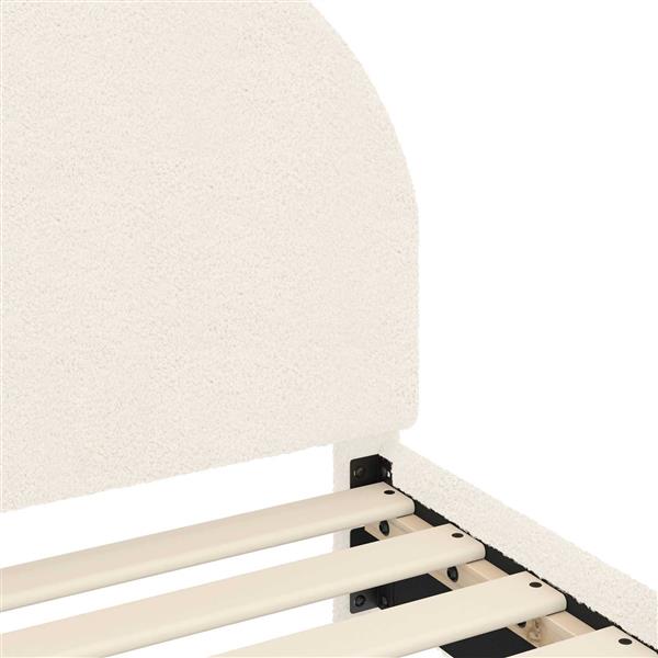 Grote foto vidaxl bedframe voor kinderen met hoofdbord cr me 80 x 200 cm antiek en kunst stoelen en banken