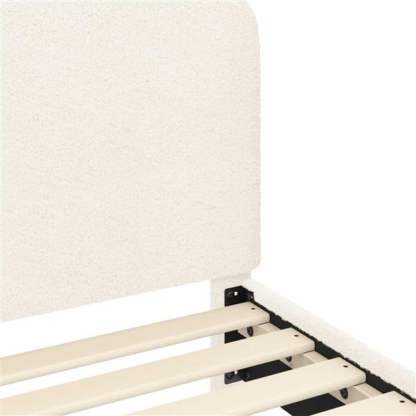 Grote foto vidaxl bedframe voor kinderen met hoofdbord cr me 80 x 160 cm antiek en kunst stoelen en banken