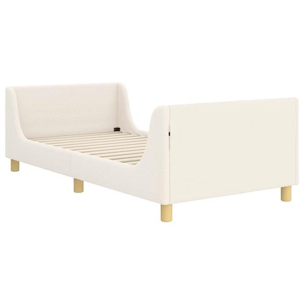 Grote foto vidaxl bedframe voor kinderen met hoofdbord cr me 90 x 200 cm antiek en kunst stoelen en banken