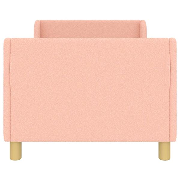 Grote foto vidaxl bedframe voor kinderen met hoofdbord roze 80 x 160 cm antiek en kunst stoelen en banken