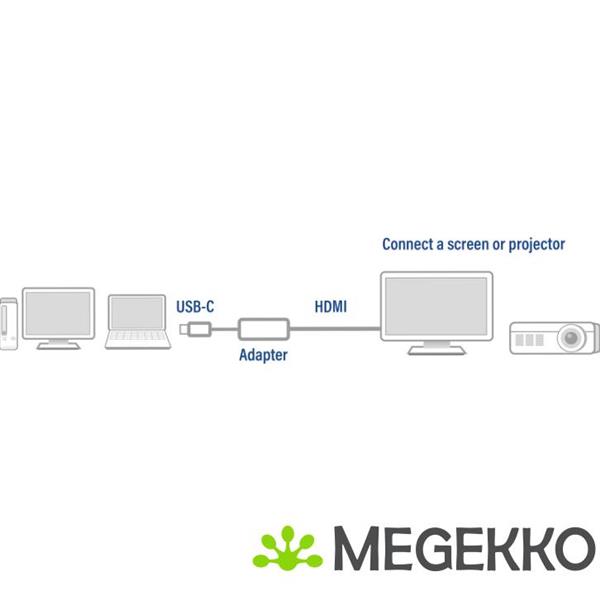 Grote foto act usb c naar hdmi female adapter 4k computers en software overige computers en software