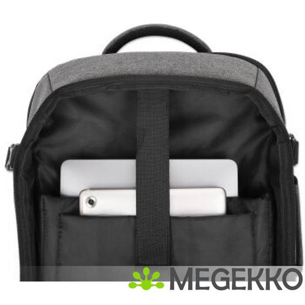 Grote foto manhattan 440370 notebooktas 43 9 cm 17.3 rugzak grijs computers en software overige computers en software