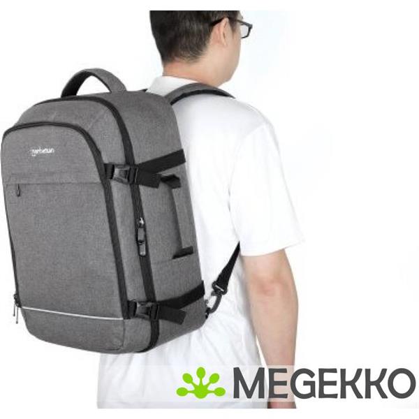 Grote foto manhattan 440370 notebooktas 43 9 cm 17.3 rugzak grijs computers en software overige computers en software