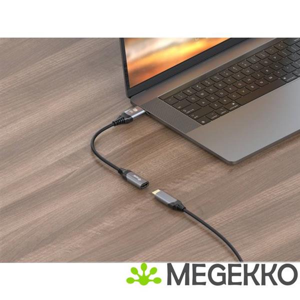 Grote foto equip 133446 video kabel adapter 0 15 m displayport hdmi zwart grijs computers en software overige computers en software