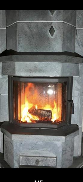 Grote foto houtkachel speksteen hark 6 4 huis en inrichting kachels en openhaarden