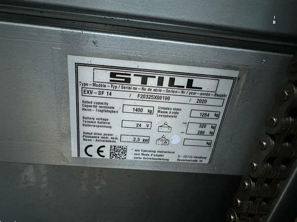 Grote foto vs 22529 elektrische triplex stapelaar still exvsf14 5316mm doe het zelf en verbouw hefwerktuigen