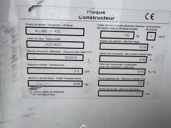 Grote foto peugeot boxer 2.2hdi autohoogwerker arbeitsbuhne 12.5mtr werkhoogte 2018 doe het zelf en verbouw hoogwerkers