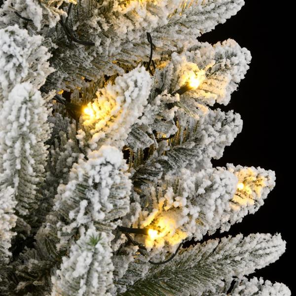 Grote foto vidaxl kunstkerstboom met 150 led en sneeuw 150 cm diversen overige diversen
