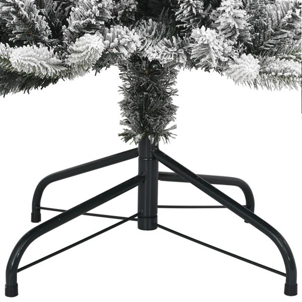 Grote foto vidaxl kunstkerstboom met 150 led en sneeuw 150 cm diversen overige diversen