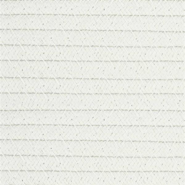 Grote foto vidaxl wasmand 55x36 cm katoen bruin en wit huis en inrichting overige huis en inrichting