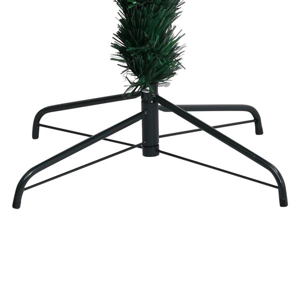 Grote foto vidaxl kunstkerstboom met standaard 120 cm glasvezel groen diversen overige diversen