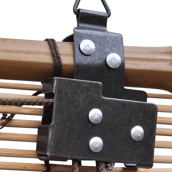 Grote foto vidaxl rolgordijn 150x220 cm bamboe bruin huis en inrichting gordijnen en lamellen