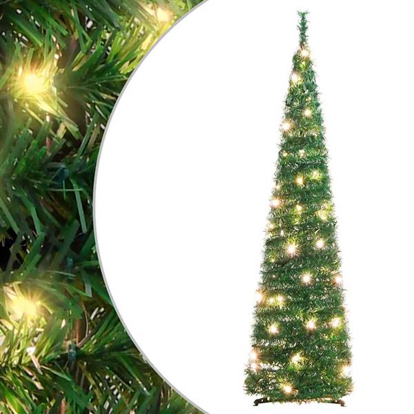 Grote foto vidaxl kunstkerstboom pop up 50 led 120 cm groen diversen overige diversen