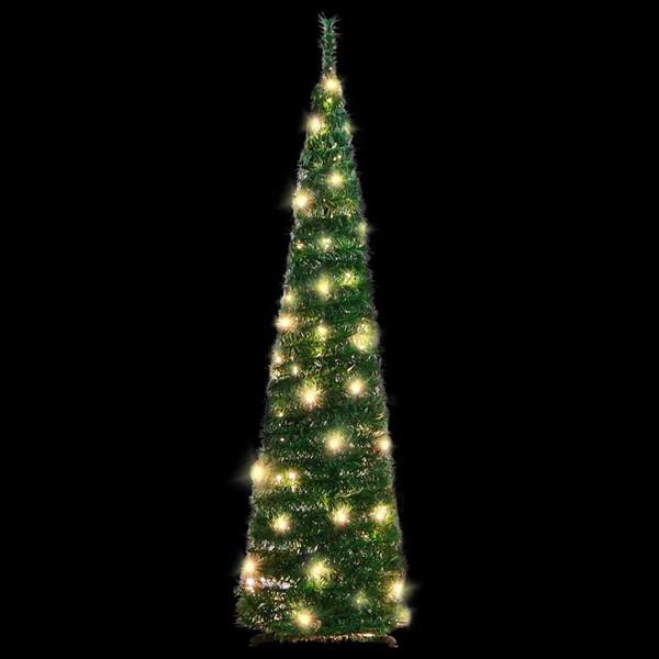Grote foto vidaxl kunstkerstboom pop up 50 led 120 cm groen diversen overige diversen