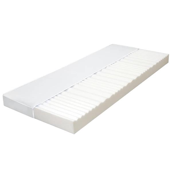 Grote foto vidaxl matras 7 zone 10 cm pu schuim h2 h3 120x200 cm huis en inrichting matrassen en bedbodems