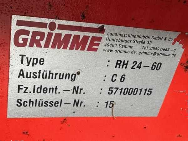 Grote foto grimme rh2460xxl stortbunker agrarisch kisten