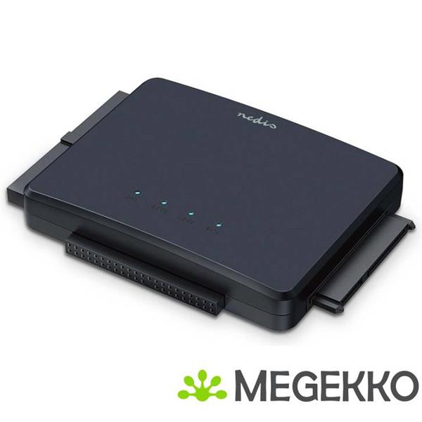 Grote foto nedis hardeschijfadapter usb 3.2 gen1 2.5 3.5 ide sata netvoeding computers en software overige computers en software