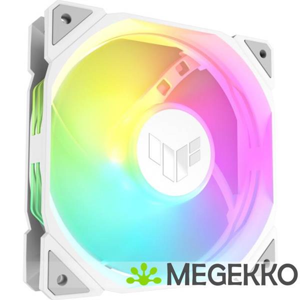 Grote foto asus tuf gaming tr120 fan argb reverse white computers en software overige computers en software
