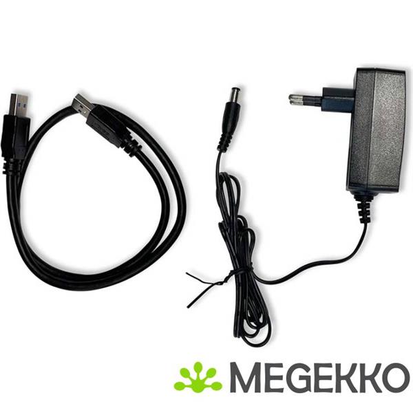 Grote foto nedis hardeschijfadapter usb 3.2 gen1 2.5 3.5 ide sata netvoeding computers en software harde schijven