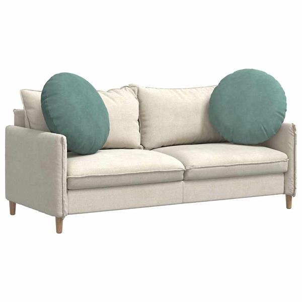 Grote foto vidaxl zitkussens 2 stuks zeegroen 40 x 13 cm fluweel huis en inrichting woningdecoratie