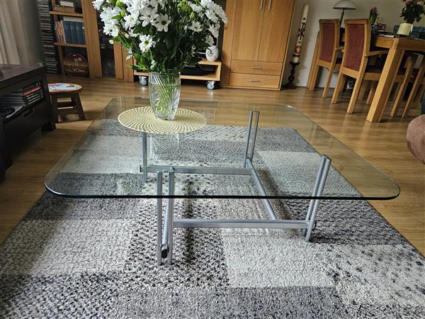 Grote foto glazen salontafel huis en inrichting salontafels