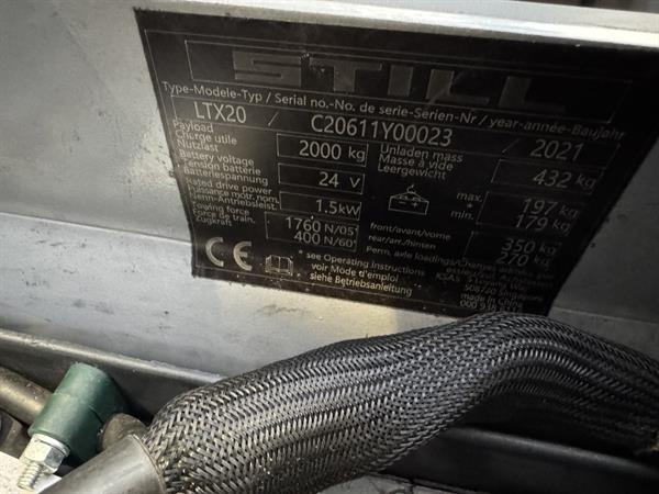 Grote foto vs 22512 elektro trekker still ltx20 bj2021 2000ton doe het zelf en verbouw electrotrekkers