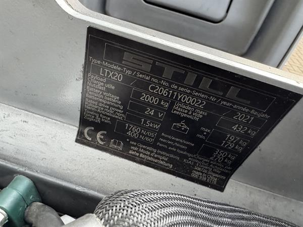 Grote foto vs 22511 elektro trekker still ltx20 bj2021 2000ton doe het zelf en verbouw electrotrekkers