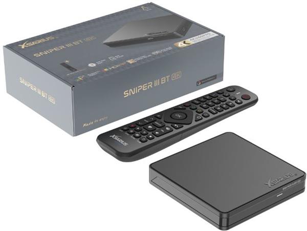 Grote foto xsarius sniper 3 bluetooth 4k uhd linux ott mediastreamer telecommunicatie zenders en ontvangers