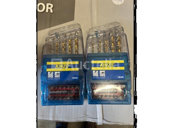 Grote foto 2 x set metaal en steenboren doe het zelf en verbouw onderdelen en accessoires