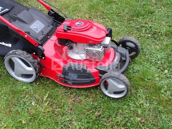 Grote foto einhell benzine grasmaaier tuin en terras zitmaaiers