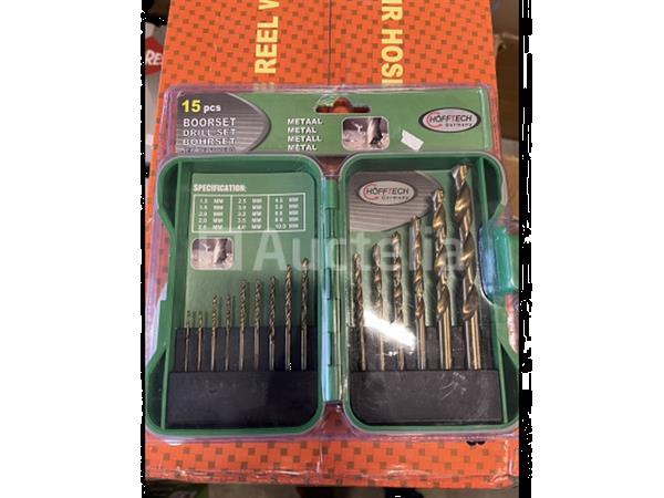 Grote foto metaalboren set in koffer doe het zelf en verbouw onderdelen en accessoires