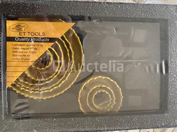 Grote foto 12 delige gatenboor set voor hout kunststof lichte metalen doe het zelf en verbouw onderdelen en accessoires