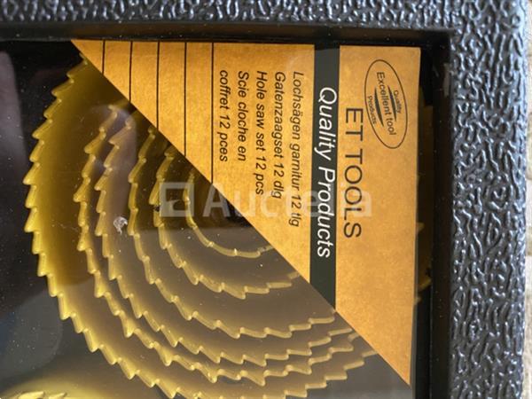 Grote foto 12 delige gatenboor set voor hout kunststof lichte metalen doe het zelf en verbouw onderdelen en accessoires