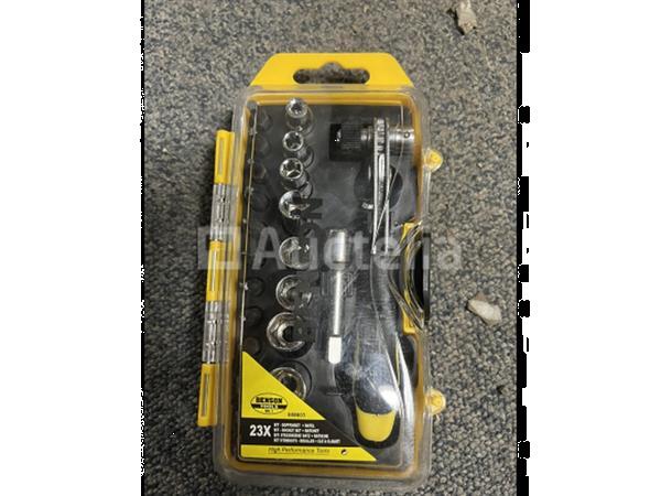 Grote foto bit doppen set met ratel doe het zelf en verbouw onderdelen en accessoires