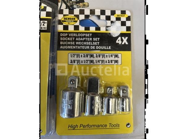 Grote foto bit en dop verloop set doe het zelf en verbouw onderdelen en accessoires