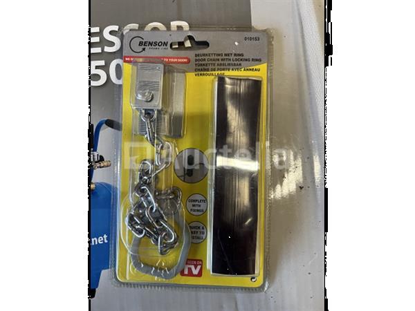 Grote foto deurschuif met ketting doe het zelf en verbouw onderdelen en accessoires