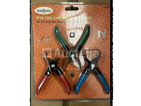 Grote foto set tangen voor benzineleiding doe het zelf en verbouw onderdelen en accessoires