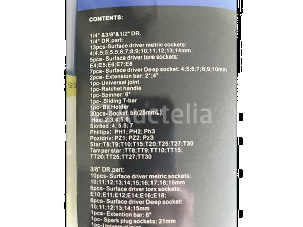 Grote foto 172 delige professionele doppen set doe het zelf en verbouw onderdelen en accessoires