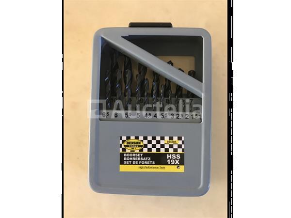 Grote foto 19 delige hss metaalboren set in koffer doe het zelf en verbouw onderdelen en accessoires