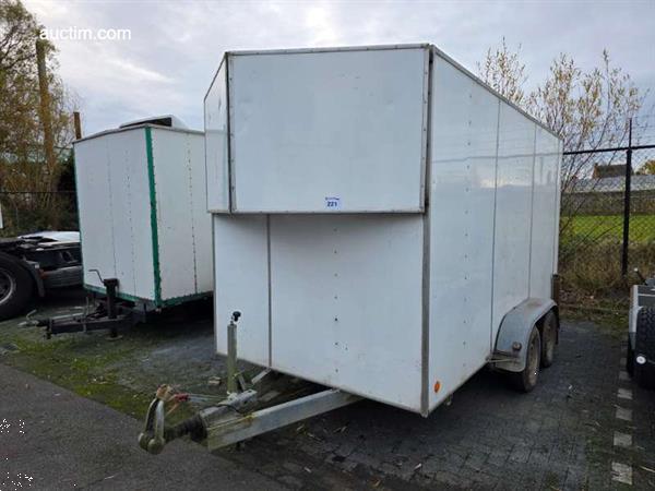 Grote foto gesloten aanhangwagen rw t2500 1999 doe het zelf en verbouw trailers