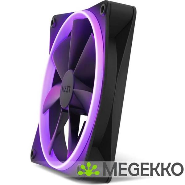 Grote foto nzxt f140rgb 140mm rgb fans single black computers en software overige computers en software