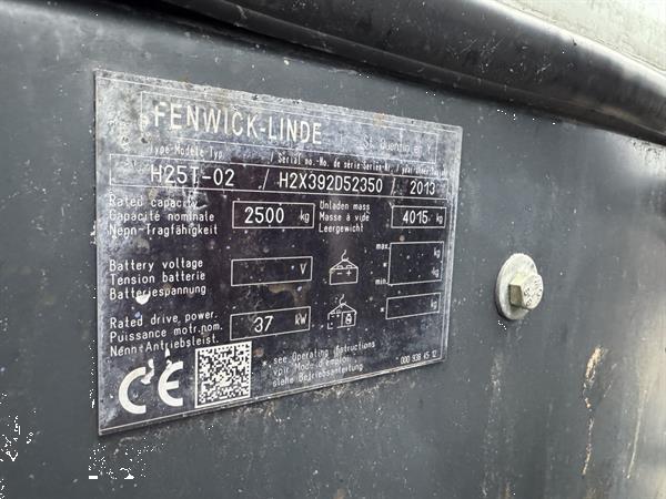 Grote foto linde h25t 02 triplo 550 freelift sideshift vorkversteller lpg 2013 agrarisch heftrucks