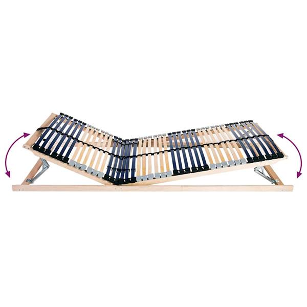 Grote foto vidaxl lattenbodem bruin 90 x 190 cm massief beukenhout antiek en kunst stoelen en banken