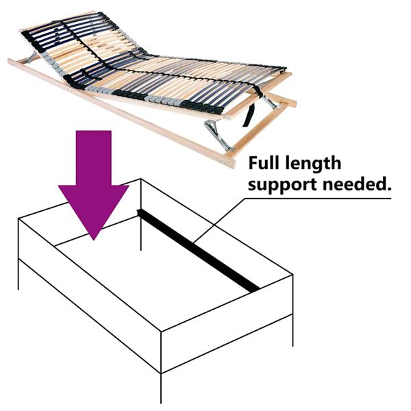 Grote foto vidaxl lattenbodem bruin 90 x 190 cm massief beukenhout antiek en kunst stoelen en banken