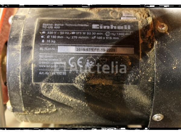 Grote foto einhell tc us 400 riem lapidaire schuurmachine doe het zelf en verbouw ijzerwaren en bevestigingsmiddelen