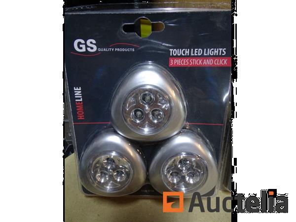 Grote foto 2 sets van 3 led lampen ontsteking door aanraking doe het zelf en verbouw gereedschappen en machines