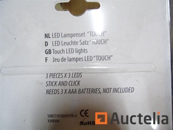 Grote foto 2 sets van 3 led lampen ontsteking door aanraking doe het zelf en verbouw gereedschappen en machines